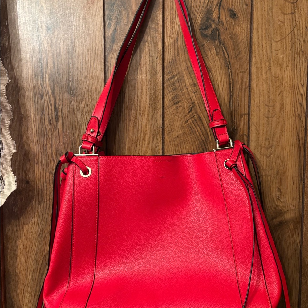 Chic Red Shoulder Bag for Women